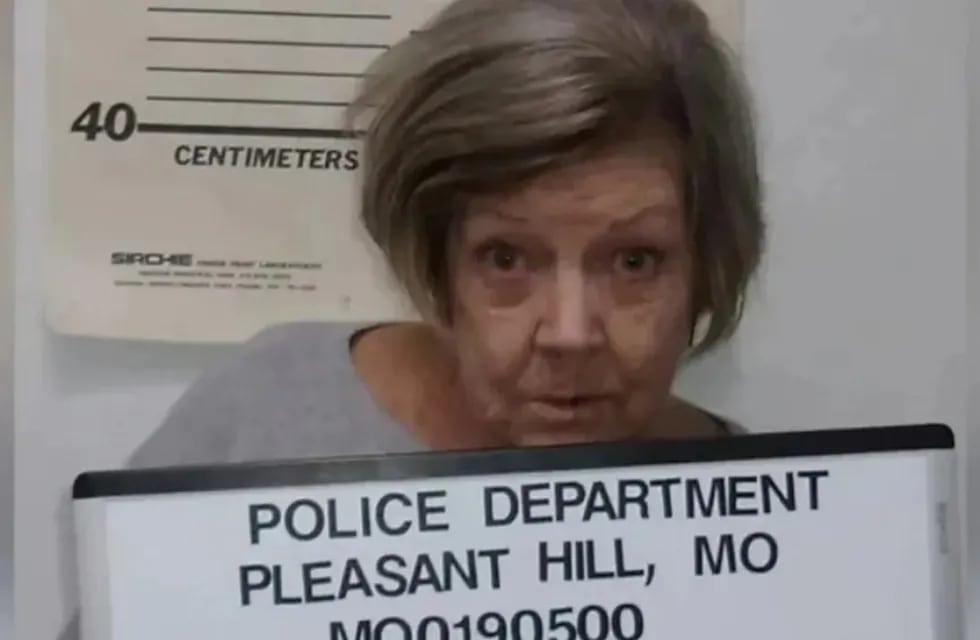 Bonnie Gooch fue detenida tras robar un banco. Gentileza: TN.