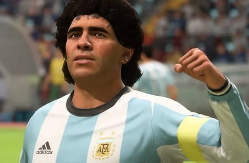 EA Sports ha comunicado la suspensión de Diego Armando Maradona en FIFA 22. / Gentileza.
