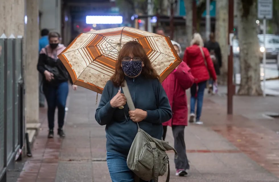 Días fríos y lluviosos en la provincia 
Foto: Ignacio Blanco / Los Andes