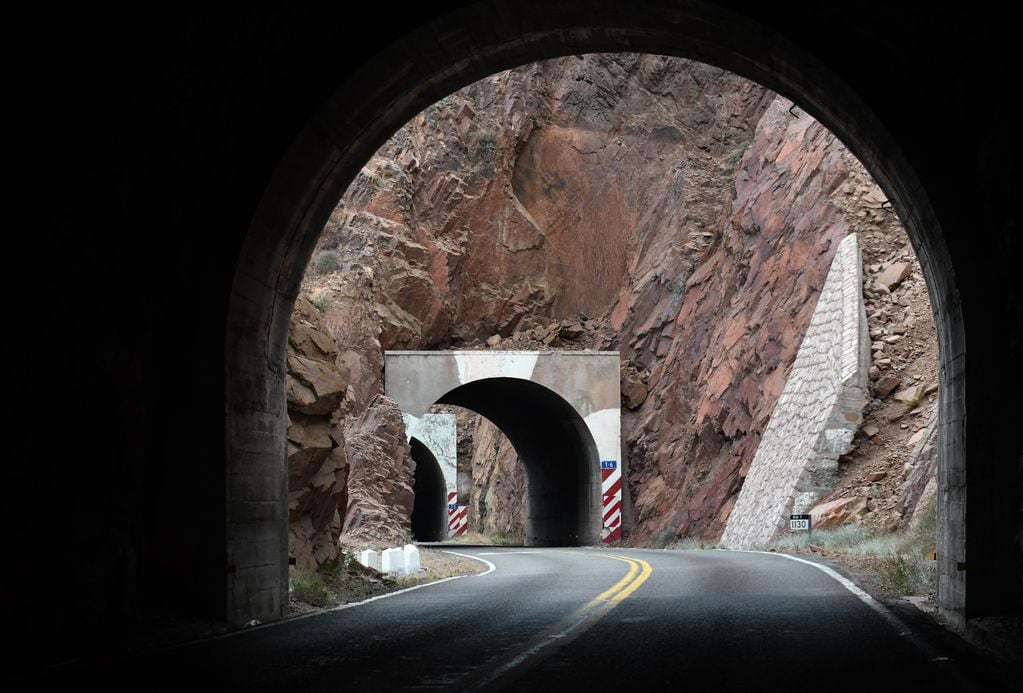 Túnel 6 de ruta 7 Foto:Orlando Pelichotti /  Los Andes