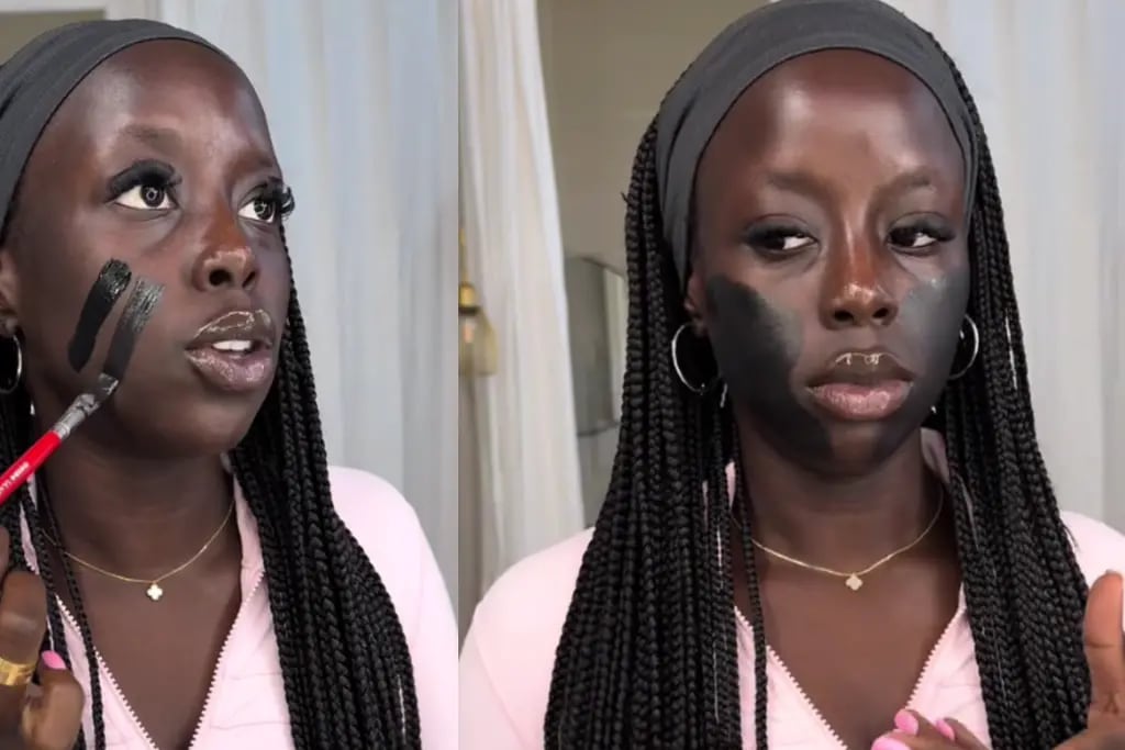 Critican a una marca de maquillaje por crear una base para personas de color que parece “pintura negra”