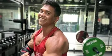 Trágico accidente en un gimnasio de Bali: falleció el reconocido levantador de pesas Justyn Vicky