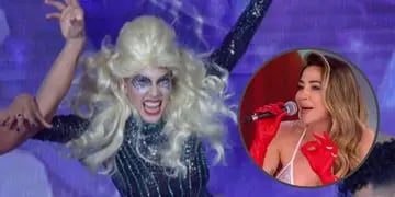 Barby Franco imitó a Lady Gaga.