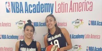La jugadora de Andes Talleres participó de la séptima academia de la NBA que se realizó en México.,