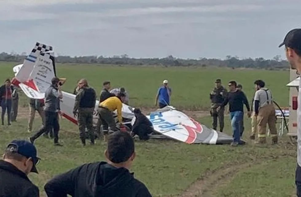 Una avioneta cayó en Chaco y murieron dos personas.