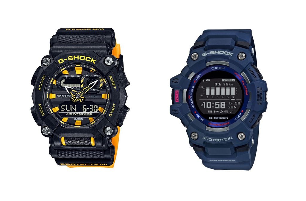 La línea G-Shock de Casio combina formato tradicional e innovación tecnológica.