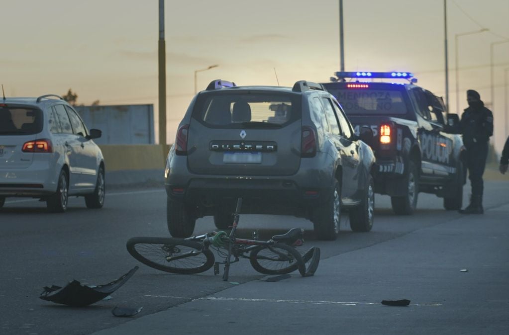 El ciclista atropellado quedó en grave estado - 
