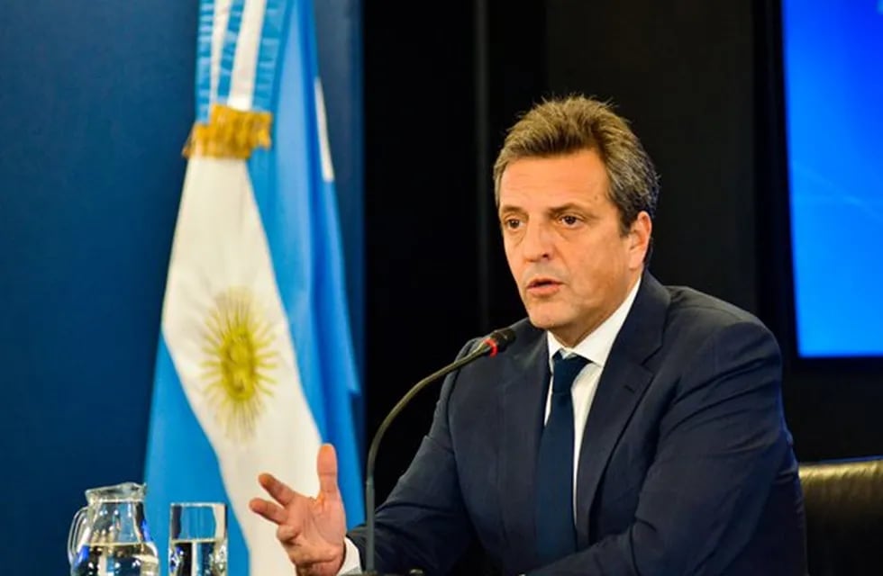 El Ministro de Economía Sergio Massa. - Los Andes