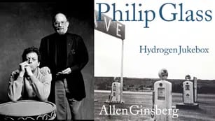 Philip Glass y Allen Ginsberg
