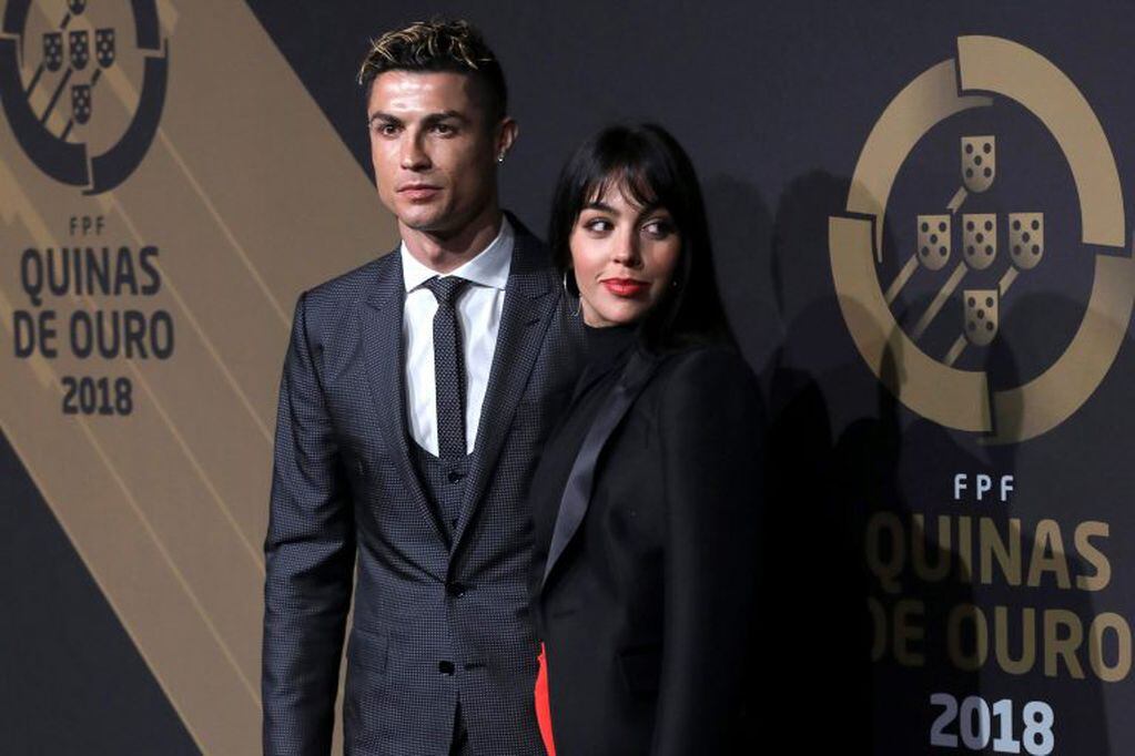 Cristiano Ronaldo y la argentina Georgina Rodríguez.
