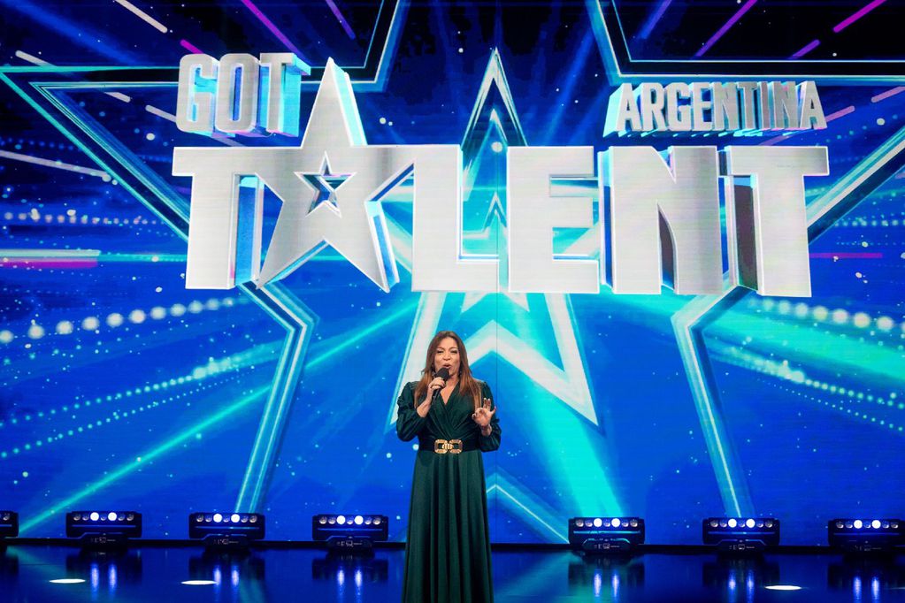 Lizy Tagliani, durante la apertura de "Got Talent Argentina". (Telefe)