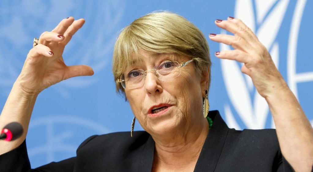 Bachelet se mostró “horrorizada” por las imágenes en Bucha (AP)