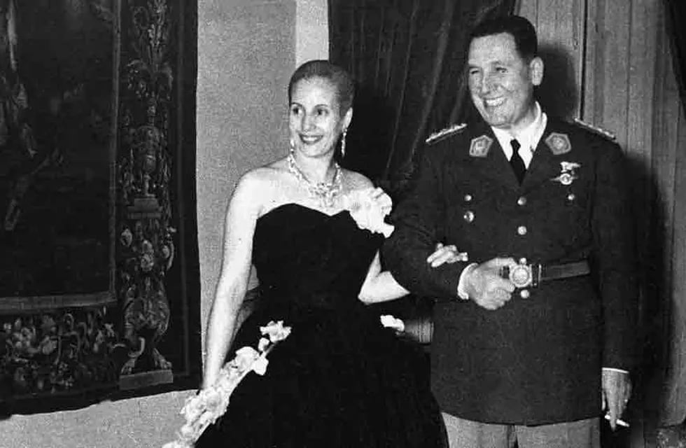 Eva y Juan Perón