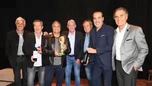 Presentación de vinos de los campeones de futbol del 86