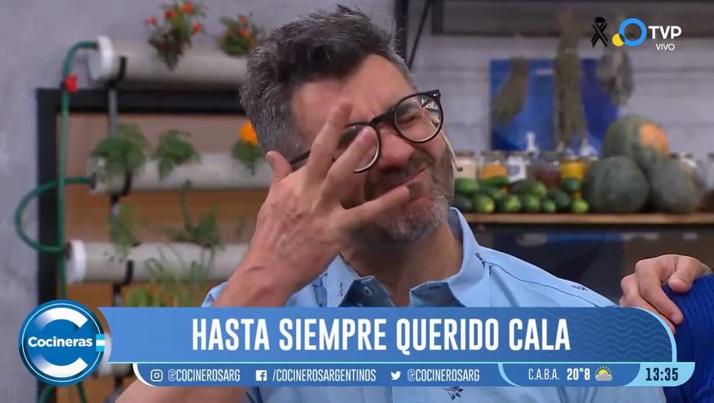 Así fue la emotiva despedida a Guillermo Calabrese en Cocineros Argentinos.