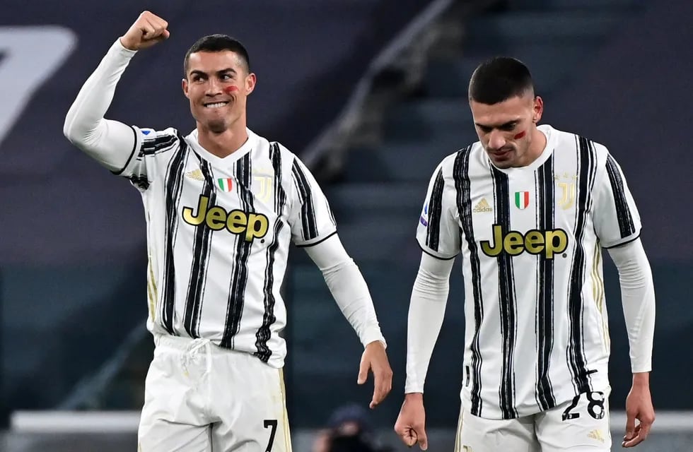 Una vez más, CR7, figura absoluta de la Juventus al marcar los dos goles de su equipo. Crack. / Gentileza.
