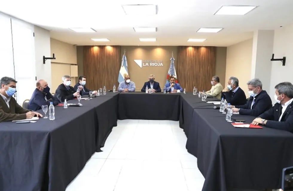 La Rioja. Alberto Fernández se reunió con gobernadores peronistas. (Foto / Víctor Bugge)