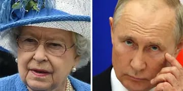 Isabel II y Putin