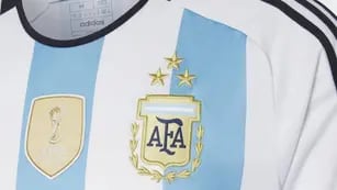 Camiseta de la Selección Argentina con tres estrellas (Adidas)