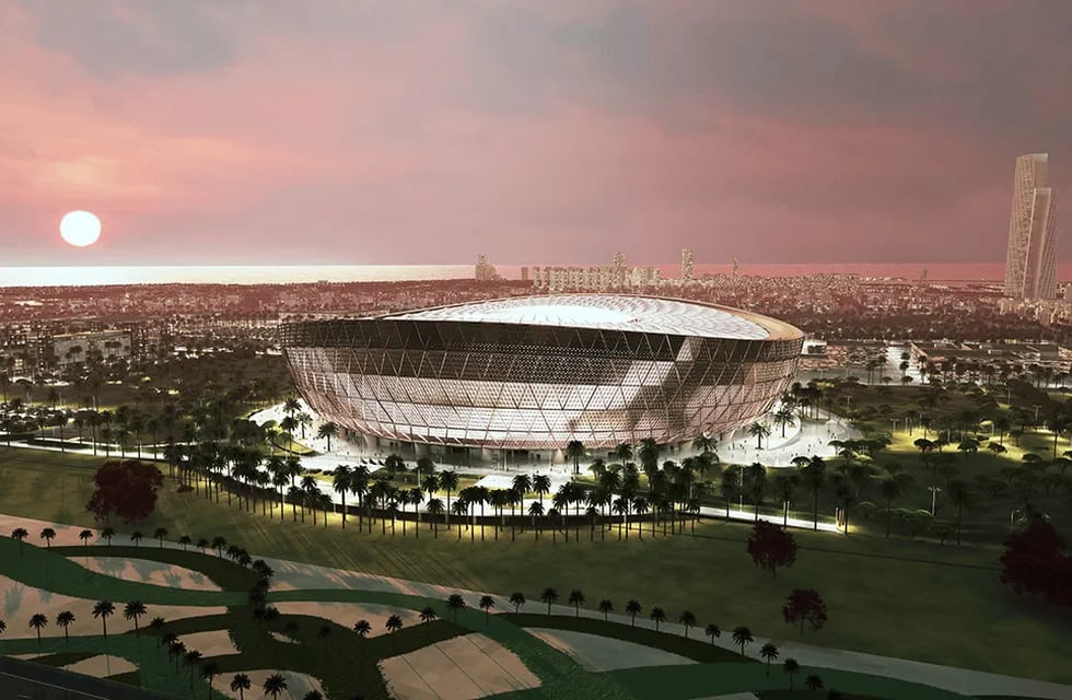 Estadio Lusail para la Copa del Mundo Qatar 2022, donde la Selección Argentina jugará dos partidos. / Foto: www.qatar2022.qa