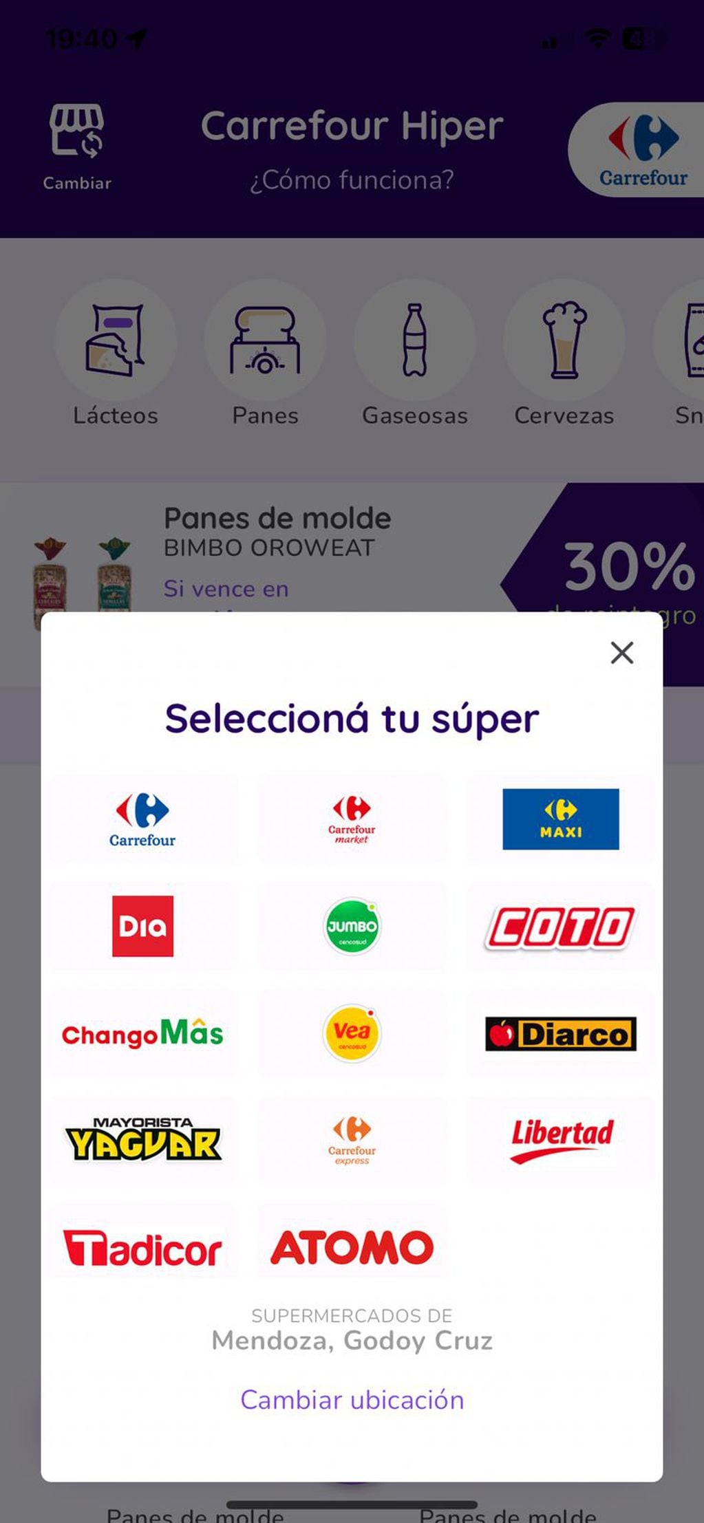 Kigüi, la app que permite ver productos con descuentos en los supermercados de Mendoza.