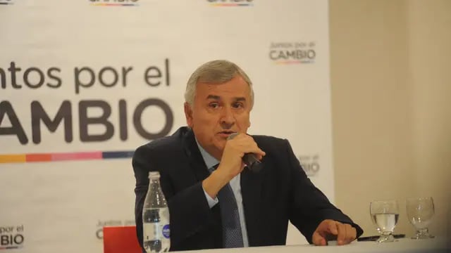 Gerardo Morales tras la reunión de dirigentes de Juntos por el Cambio