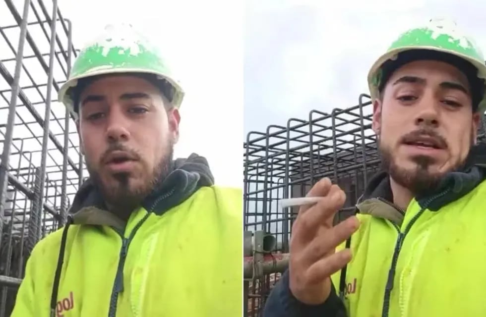 El obrero de la construcción explica porqué su tarea es relevante para la sociedad y se hace viral