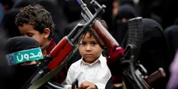 Los niños y las armas en Yemen