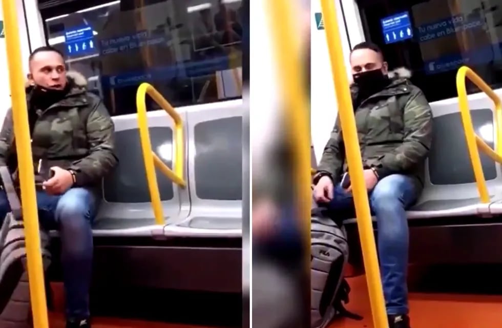 El sujeto que insultó a una mujer en el metro de Madrid fue detenido este lunes por la policía.