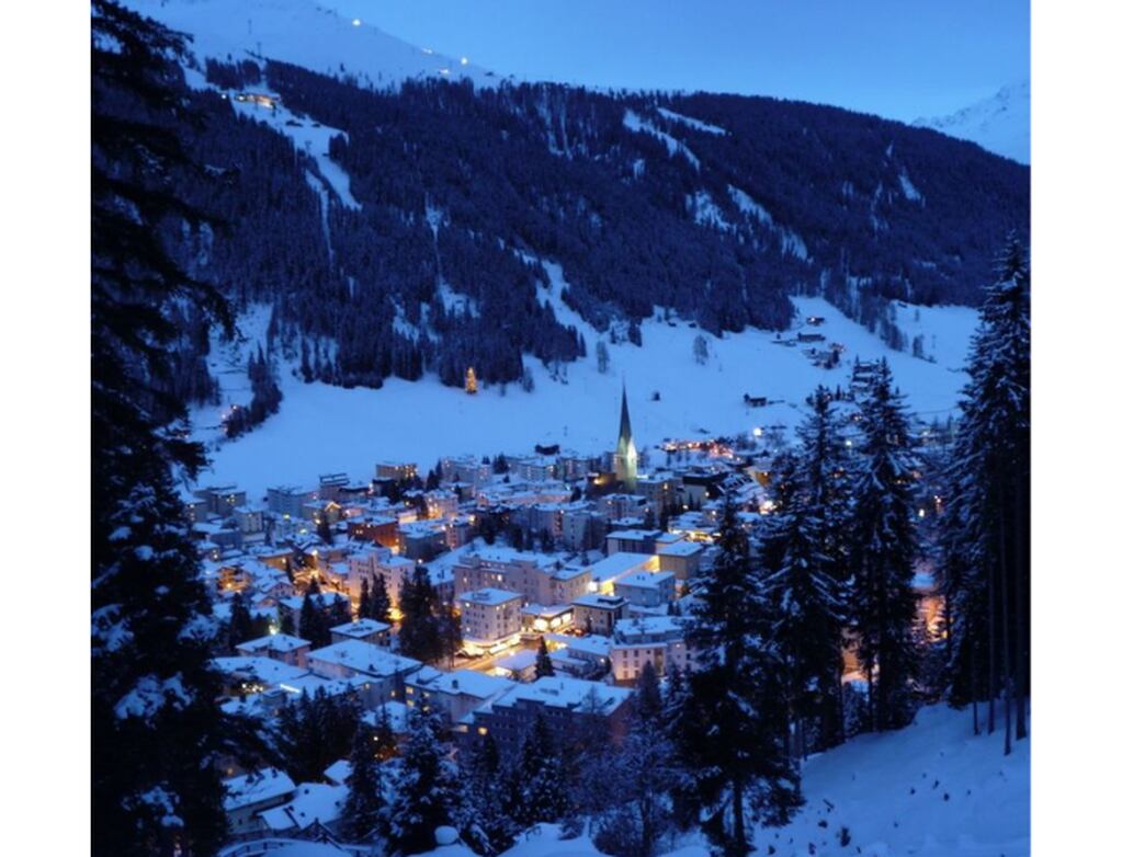 Davos, la ciudad alpina que es sede del Foro Económico Mundial hace cinco décadas. Foto: Gentileza.