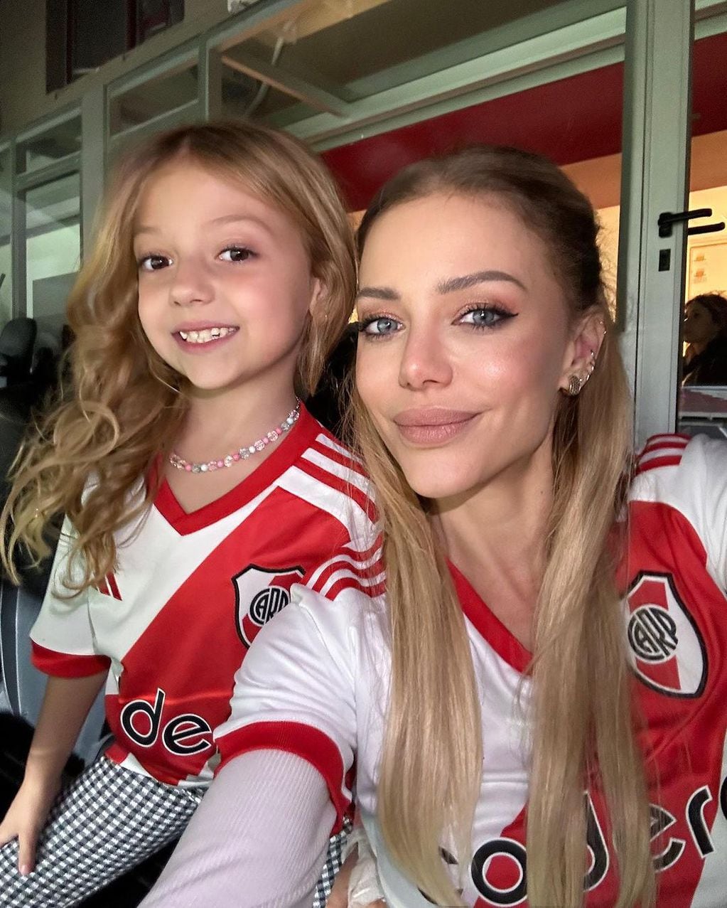 Emma, la hija menor de Evangelina Anderson y Martín Demichelis. Gentileza Instagram.