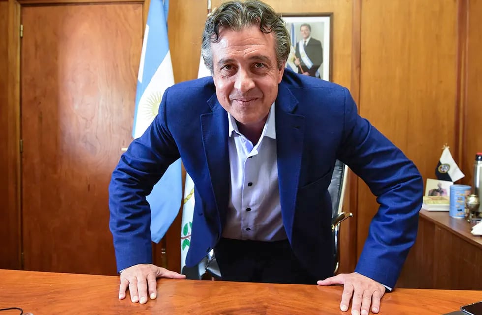 Víctor Ibáñez  Ministro de Gobierno, Trabajo y Justicia de la Provincia.
Foto: Mariana Villa / Los Andes