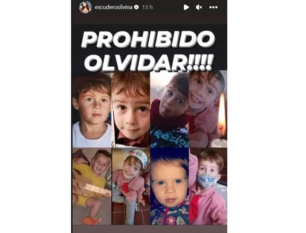 Silvina Escudero en Instagram Foto: @escuderosilvina