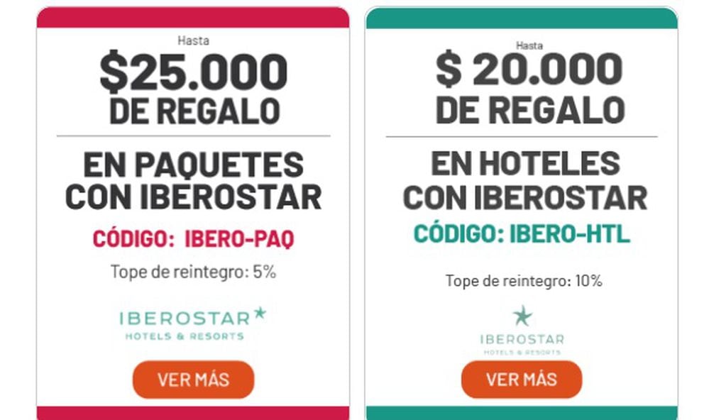 Descuento para paquetes y hoteles Iberostar (Al Mundo)
