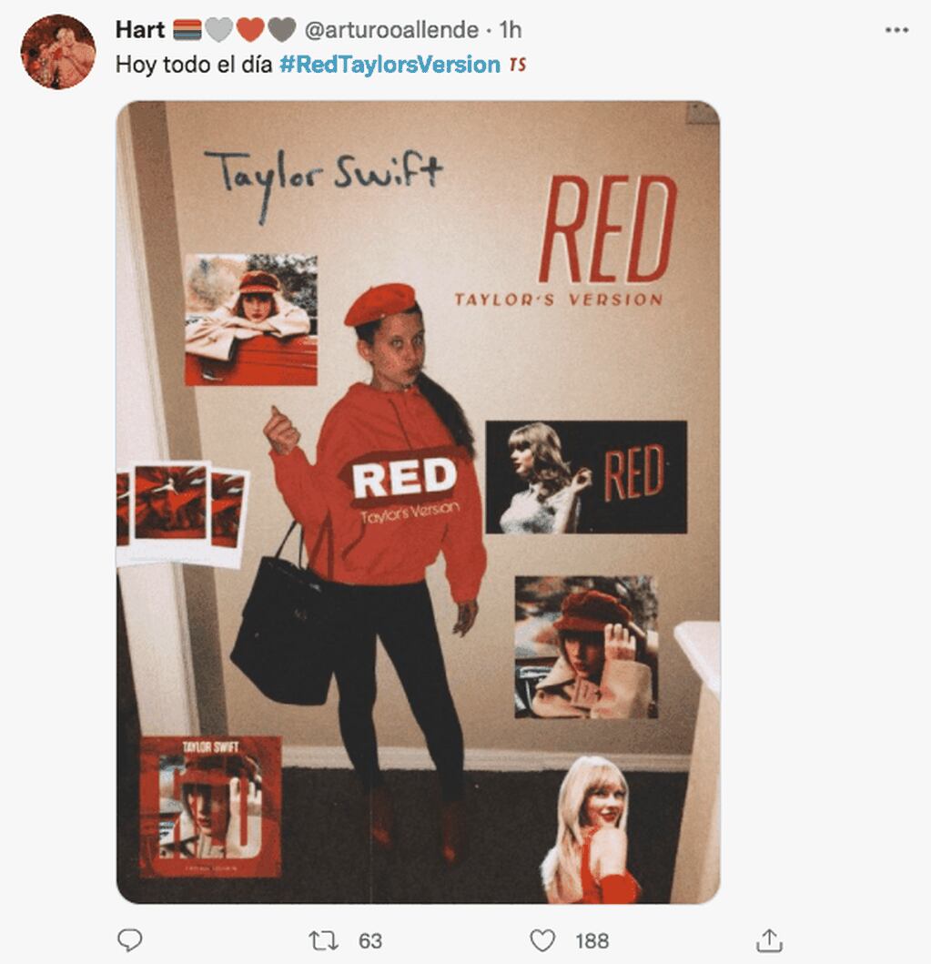 Los memes tras el relanzamiento de "Red", el disco de Taylor Swift