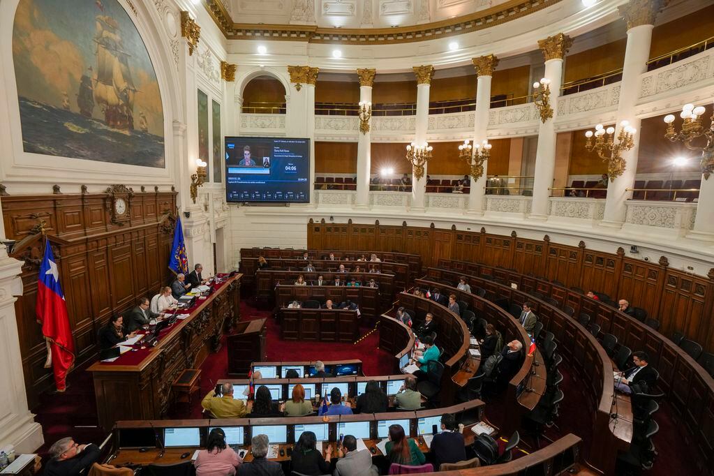 Congreso Nacional en Santiago, Chile. / (AP Foto/Esteban Félix)