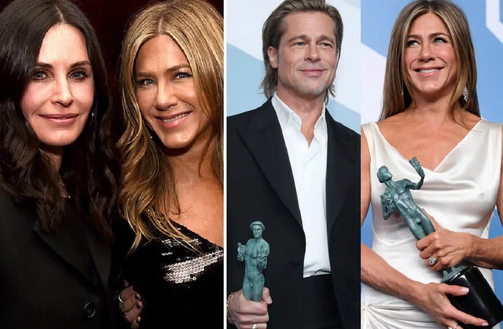 El rol crucial de Courteney Cox en el reencuentro de Jennifer Aniston y Brad Pitt