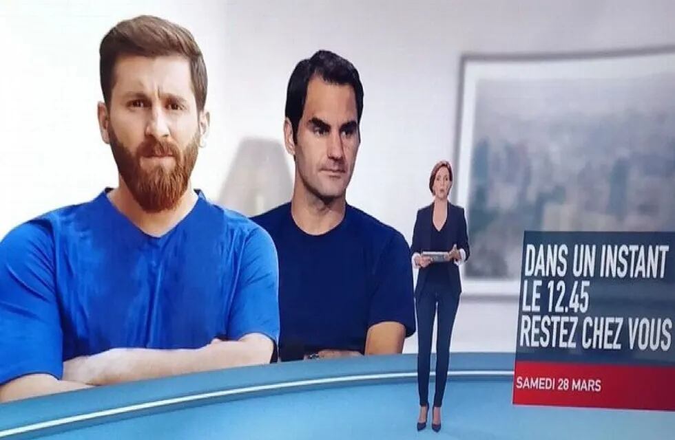 Un canal francés confundió a Lionel Messi con su doble