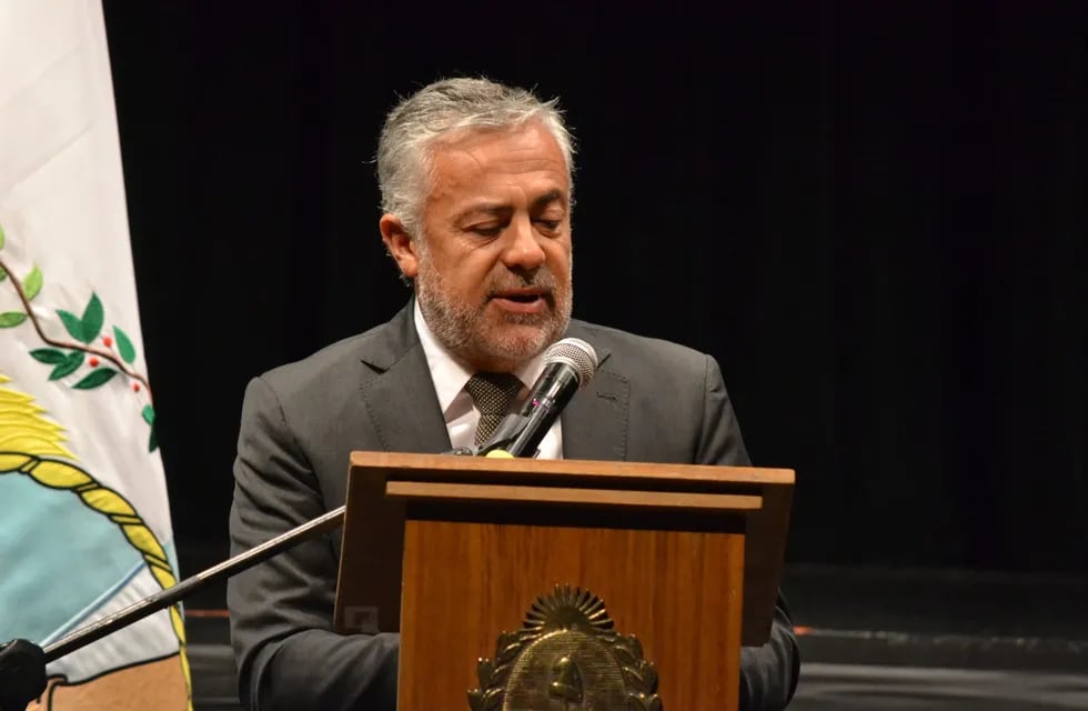 Alfredo Cornejo en el acto de inicio del año Judicial 2024.