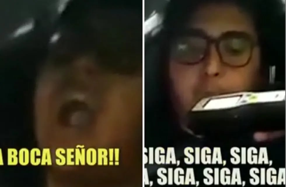 Un conductor se puso leche en la boca para zafar en el test de alcoholemia, pero fue peor (Captura de video)