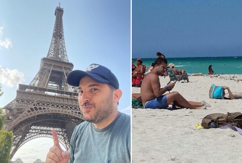 Diego Brancatelli se quejó de que Mar del Plata está “más linda” y le recordaron que vacaciona en Miami y París (X)