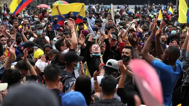 Protestas en Colombia contra el proyecto de reforma tributaria