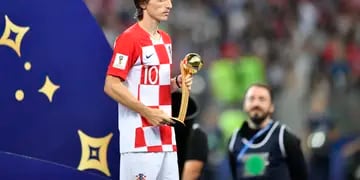 Pese a haber perdido el partido decisivo,  la FIFA vio en el talentoso volante croata de 32 años al mejor futbolista de la Copa.