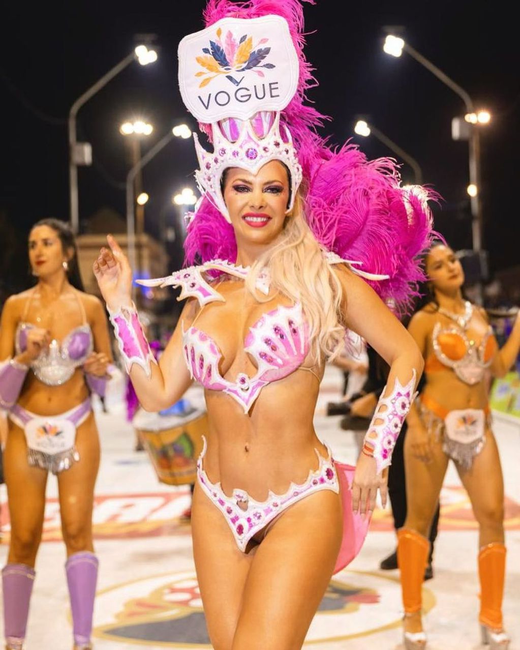 Alejandra Maglietti regresó al carnaval de Gualeguaychú.