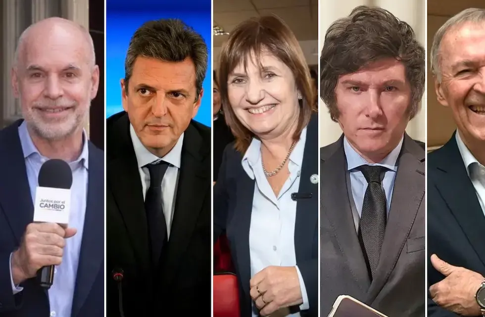Los cinco candidatos presidenciales que esta semana visitaron Mendoza