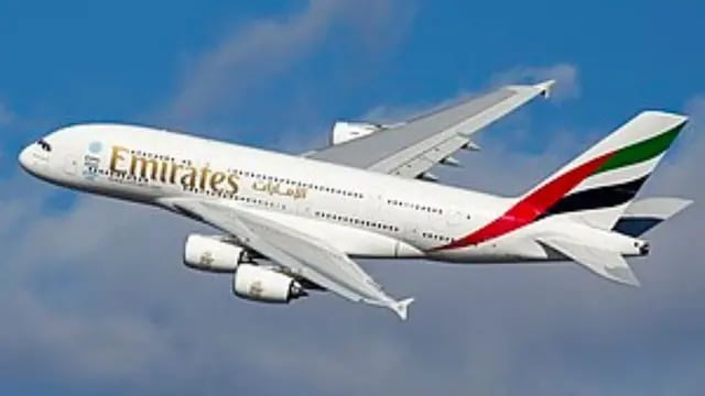 avión Airbus A380 de Emirates