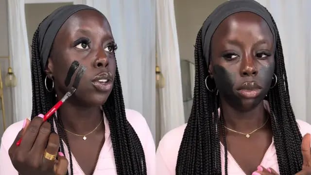 Critican a una marca de maquillaje por crear una base para personas de color que parece “pintura negra”