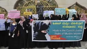 Protestas por el uso del hiyab en la India