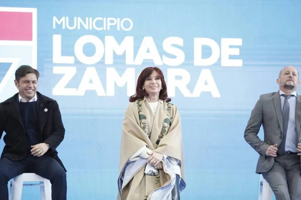 Cristina Fernández de Kirchner en Lomas de Zamora.