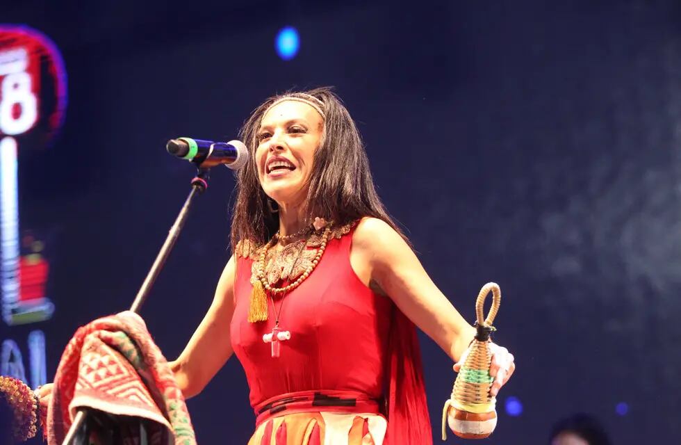 Roxana Carbajal denunció que no ve a su hija hace un año y medio. (Prensa del Festival).